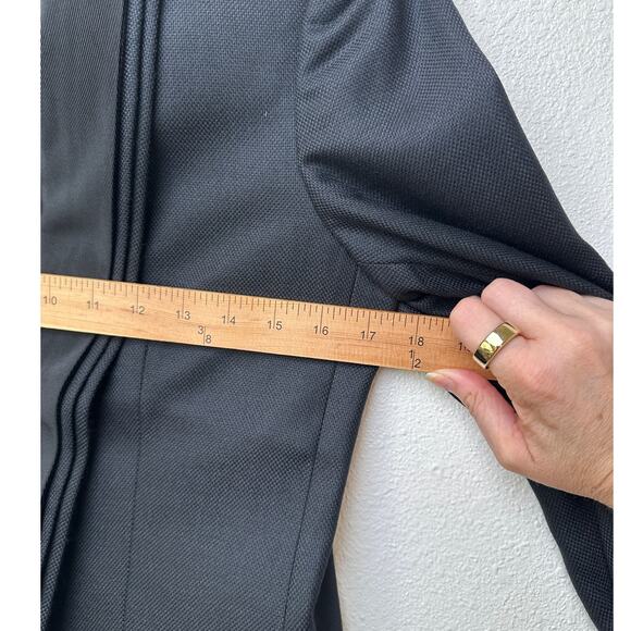 Stella McCartney Black Tuxedo Blazer Women US 8 IT 44 Shawl Lapel - Picture 12 of 14